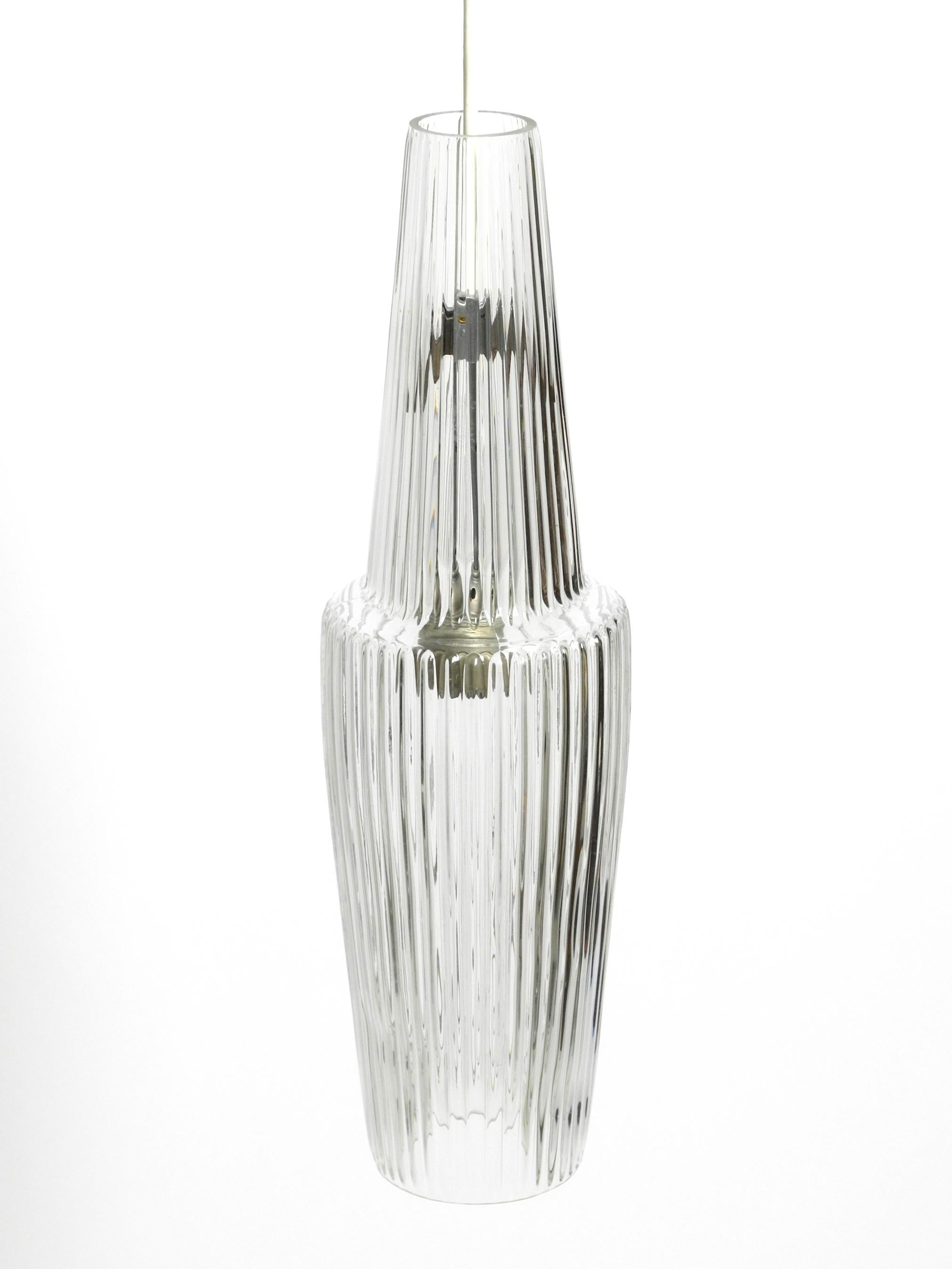 Original crystal glass pendant lamp 'Pisa' by Aloys Ferdinand Gangkofner  For Sale 9