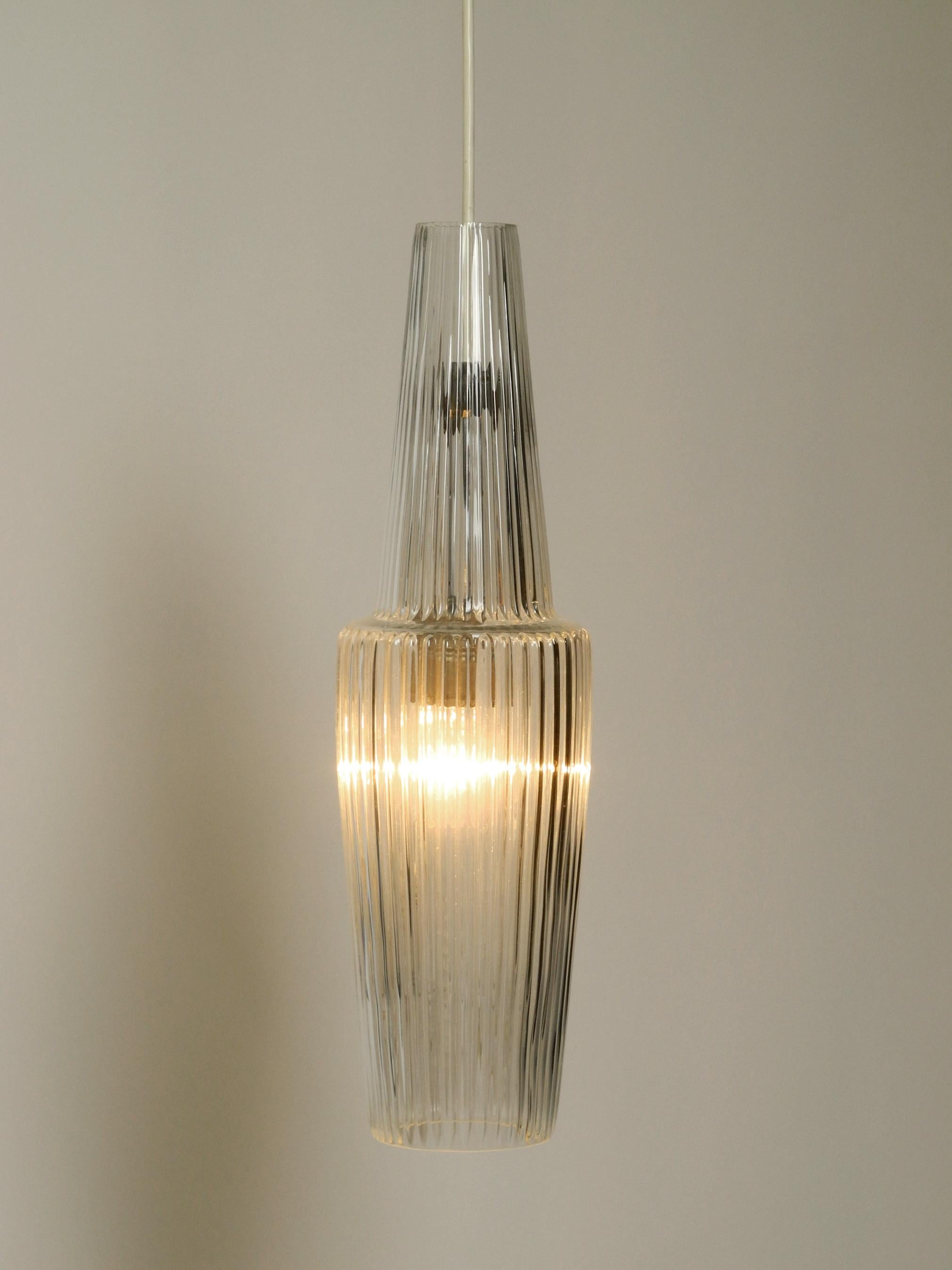 German Original crystal glass pendant lamp 'Pisa' by Aloys Ferdinand Gangkofner  For Sale