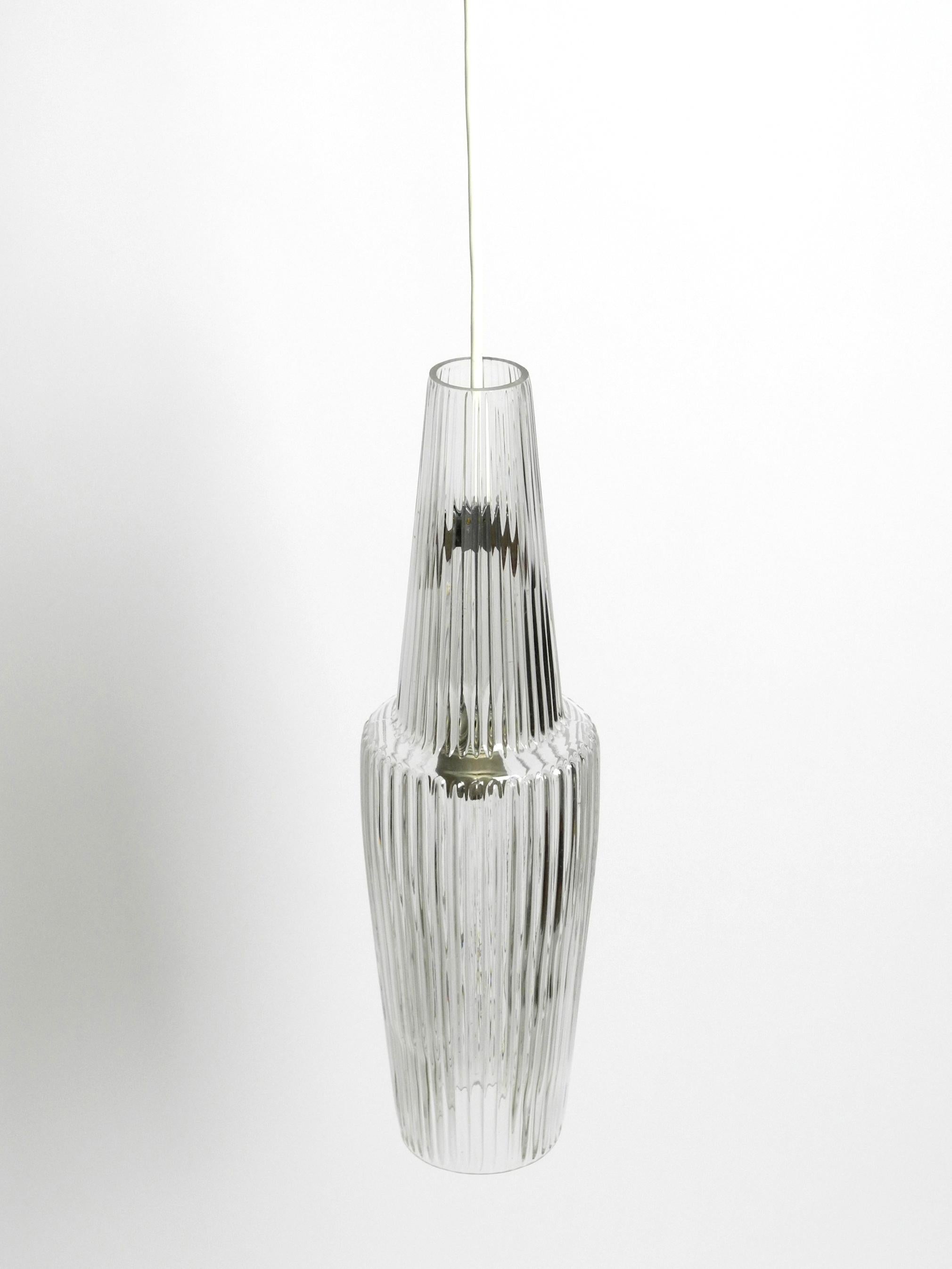 Original crystal glass pendant lamp 'Pisa' by Aloys Ferdinand Gangkofner  In Good Condition For Sale In München, DE