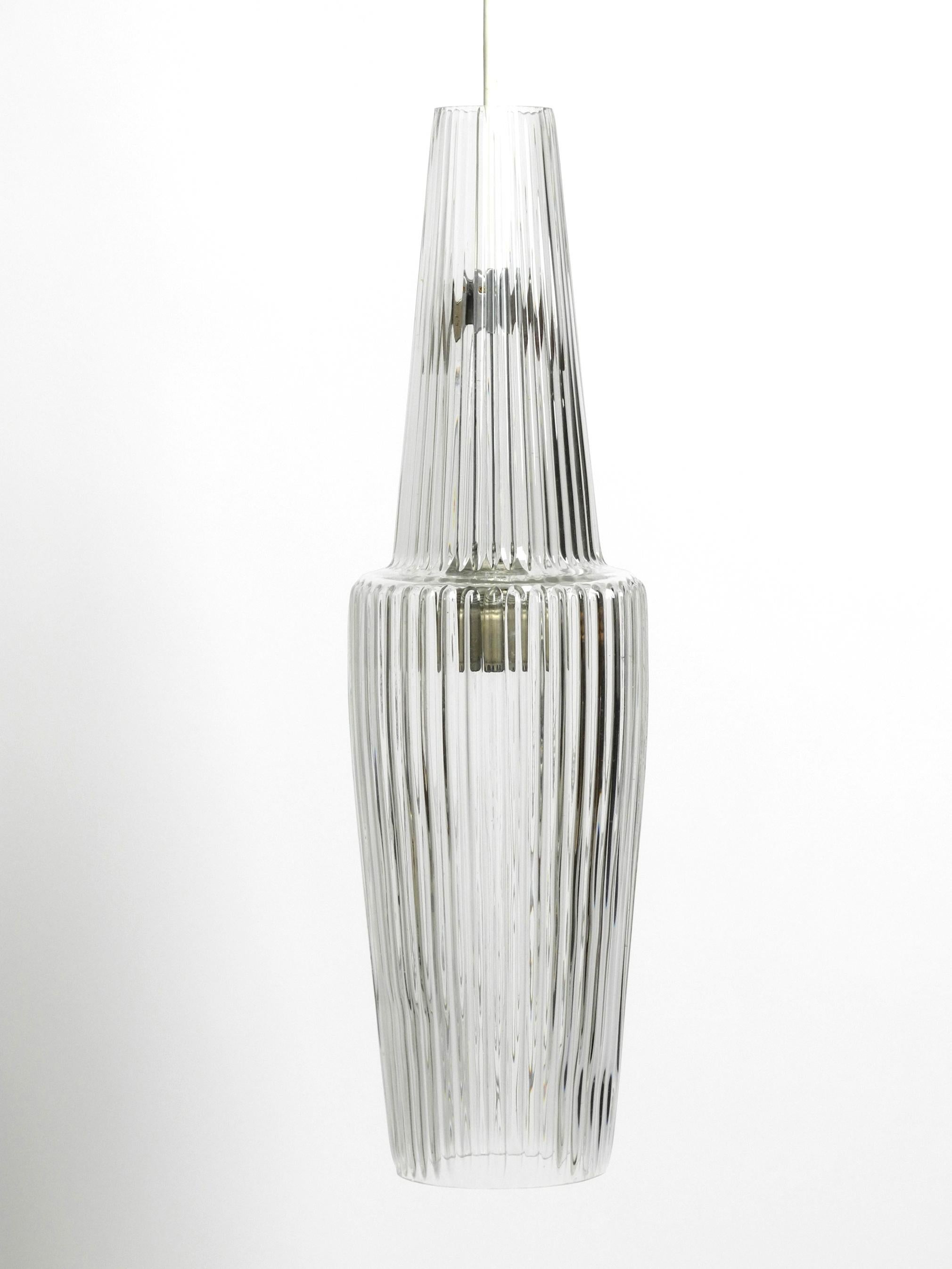 Mid-20th Century Original crystal glass pendant lamp 'Pisa' by Aloys Ferdinand Gangkofner  For Sale