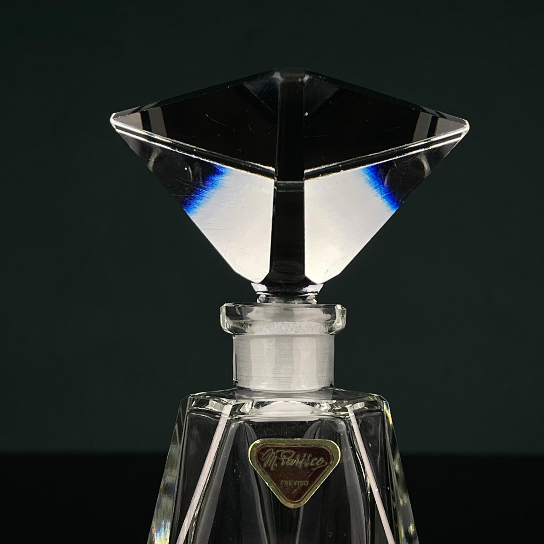Original crystal perfume bottle by Italo Varisco for Varisco, Italy, 1960s For Sale 8
