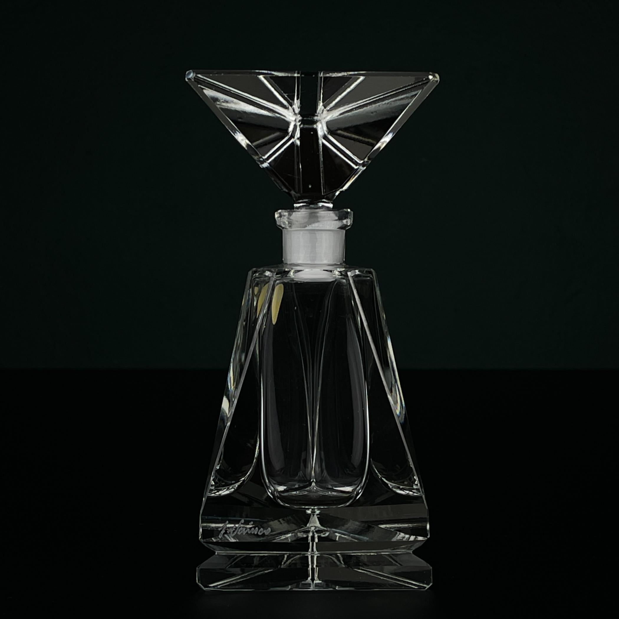 Original crystal perfume bottle by Italo Varisco for Varisco, Italy, 1960s For Sale 9