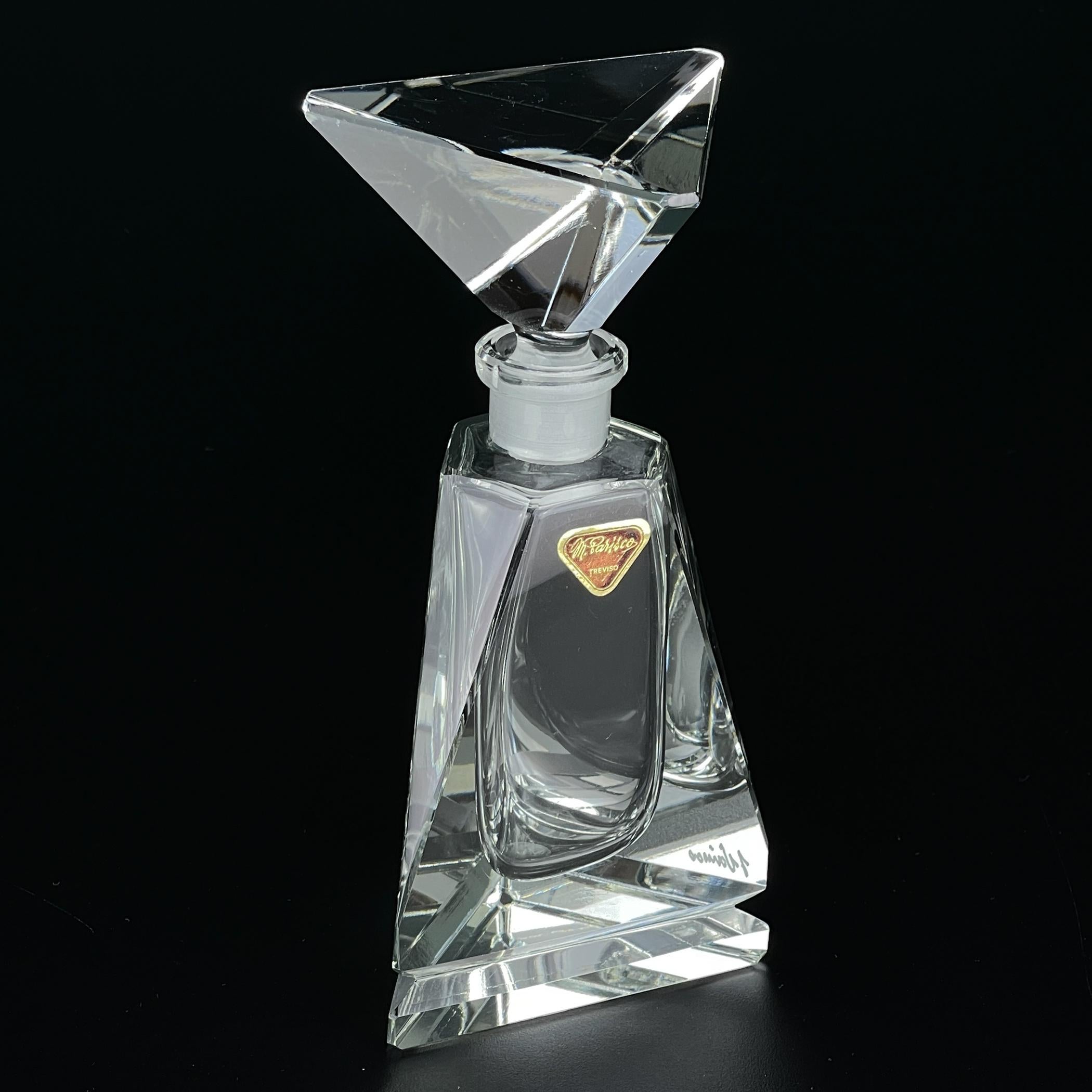 Original crystal perfume bottle by Italo Varisco for Varisco, Italy, 1960s For Sale 2