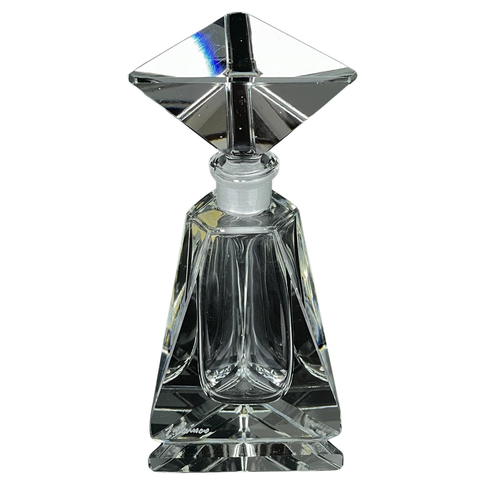 Original crystal perfume bottle by Italo Varisco for Varisco, Italy, 1960s