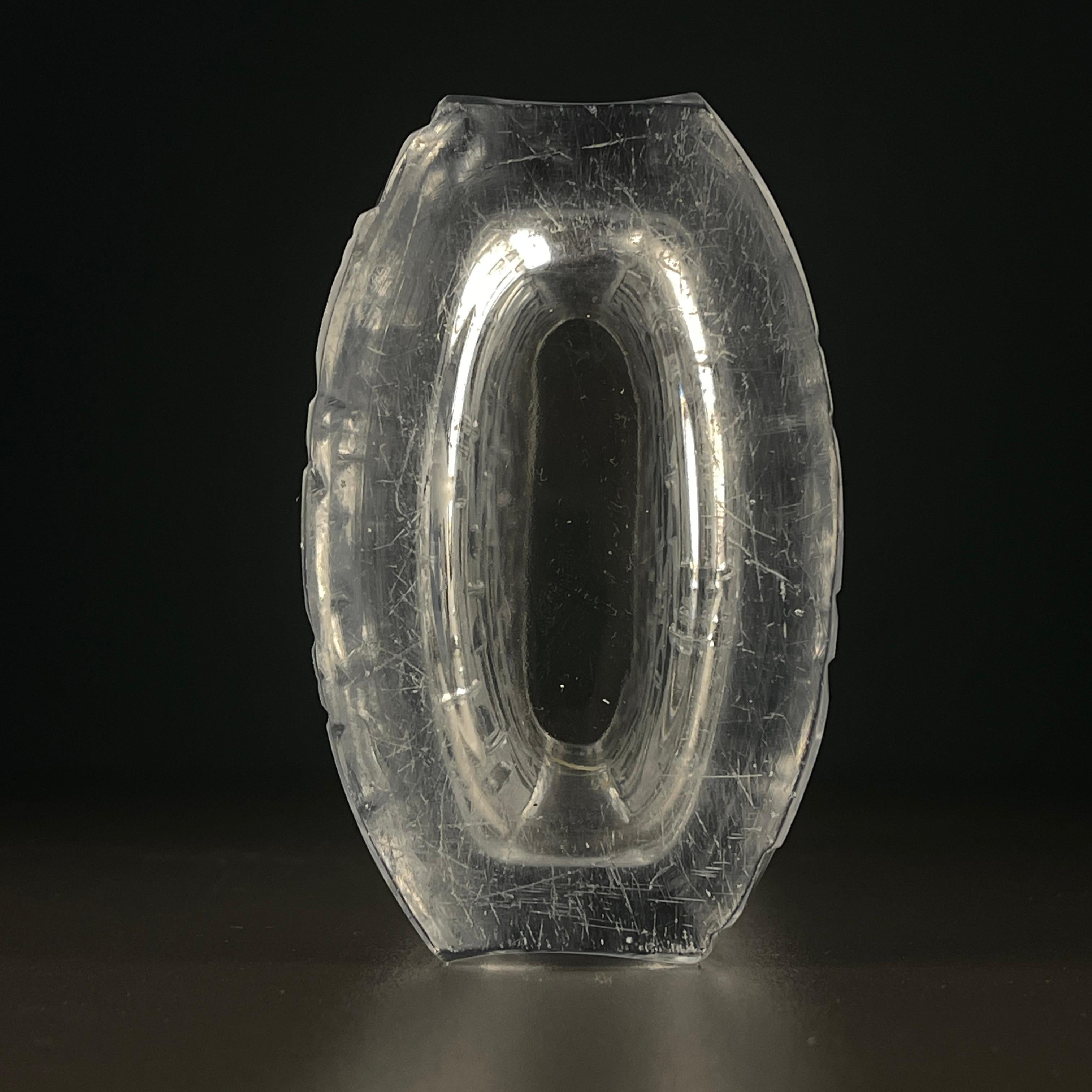 Vaso in cristallo originale di Kristall Krisla, Italia anni '60 in vendita 10