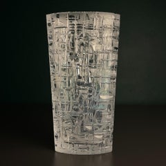 Original crystal vase by Kristall Krisla, Italy 1960s