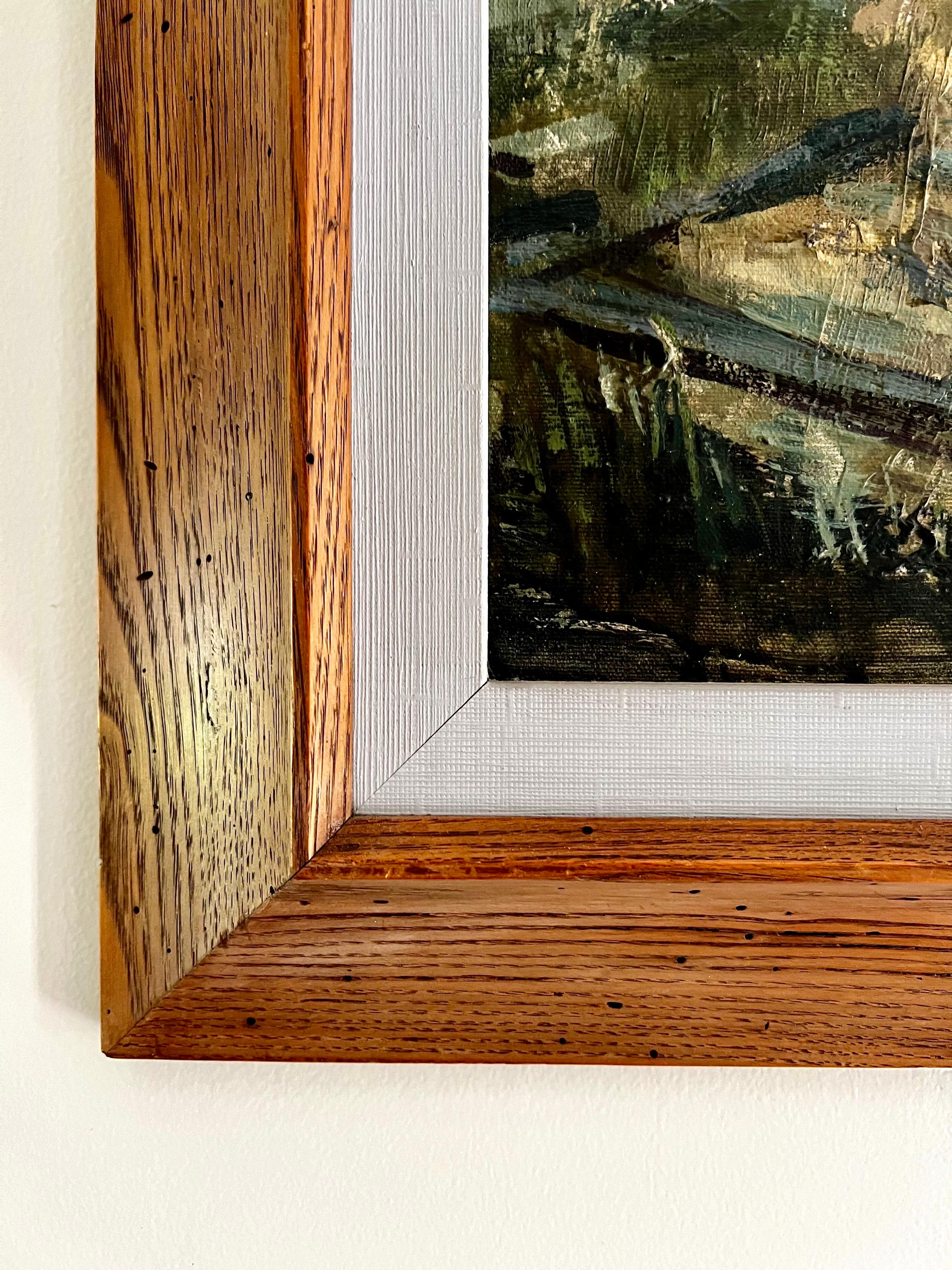 Mid-Century Modern Original Curt Frankenstein Mid Century Modern Signed Oil Painting For Sale