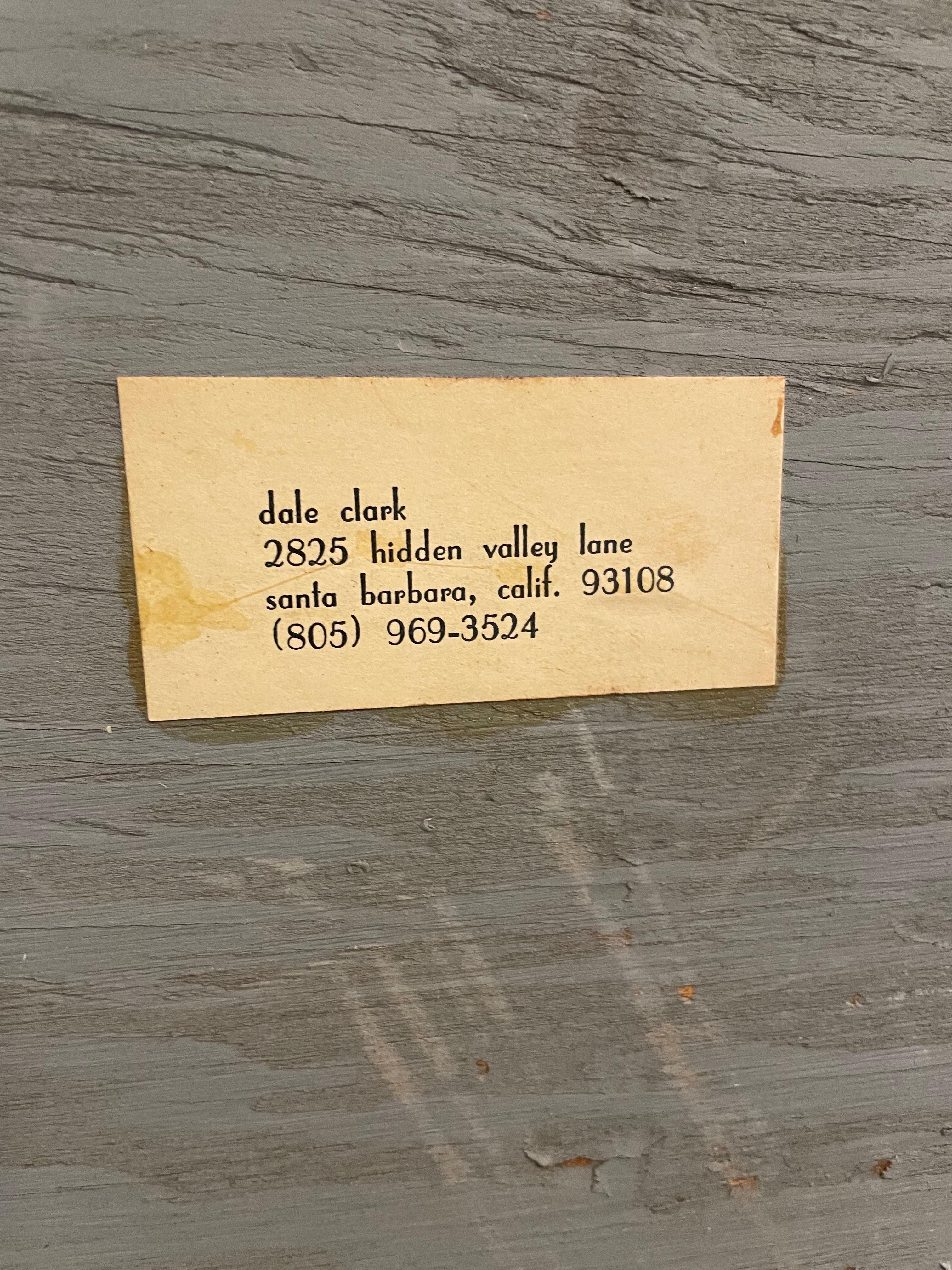 Original Dale Clark Carved and Etched Metal Wall Art 5
