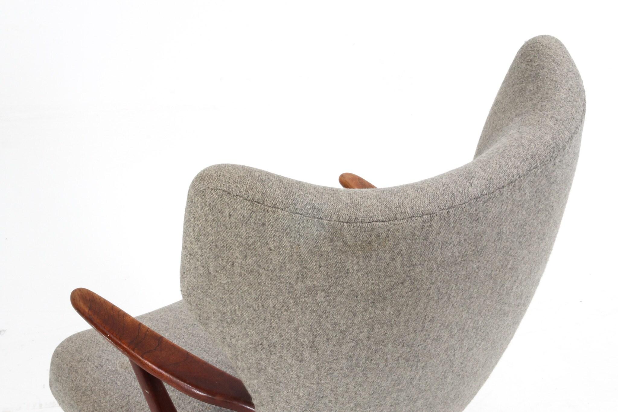 Chaise longue danoise originale des années 1950 attribuée à Madsen & Schubell Bon état - En vente à Bridgeport, CT