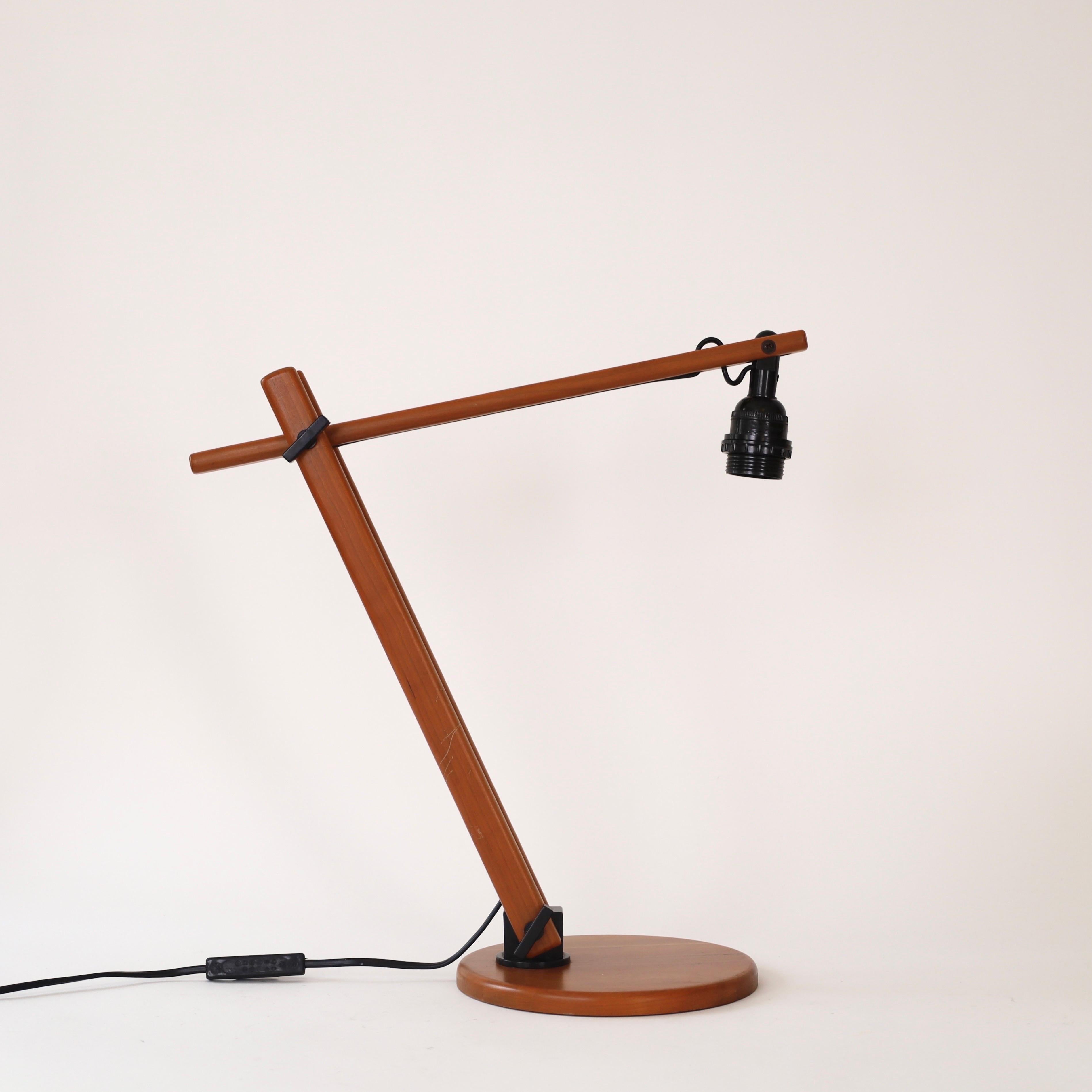 Lampe de bureau originale danoise Caprani, années 1970, Danemark en vente 3