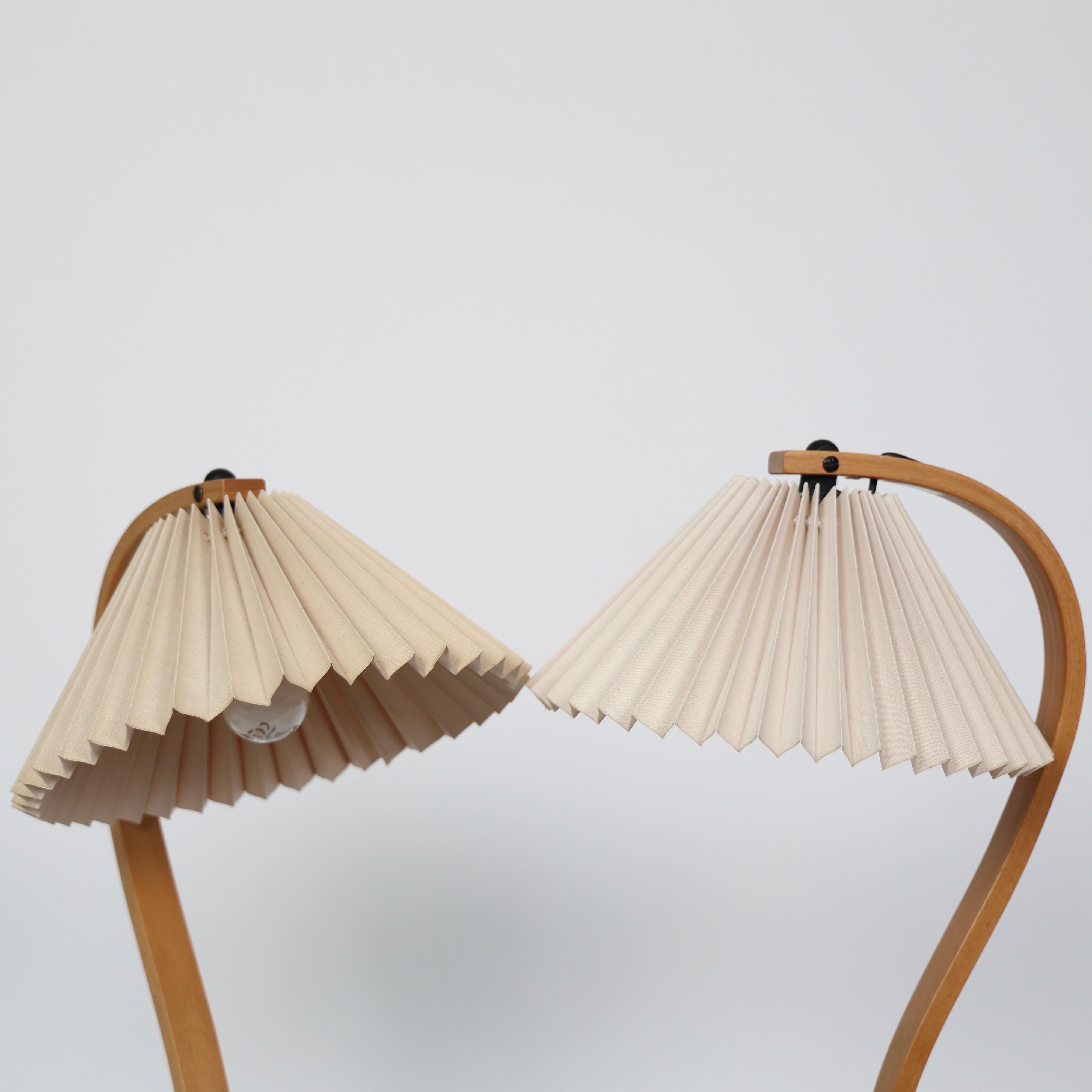 Lámparas de mesa danesas originales Caprani, a�ños 80, Dinamarca Danés en venta