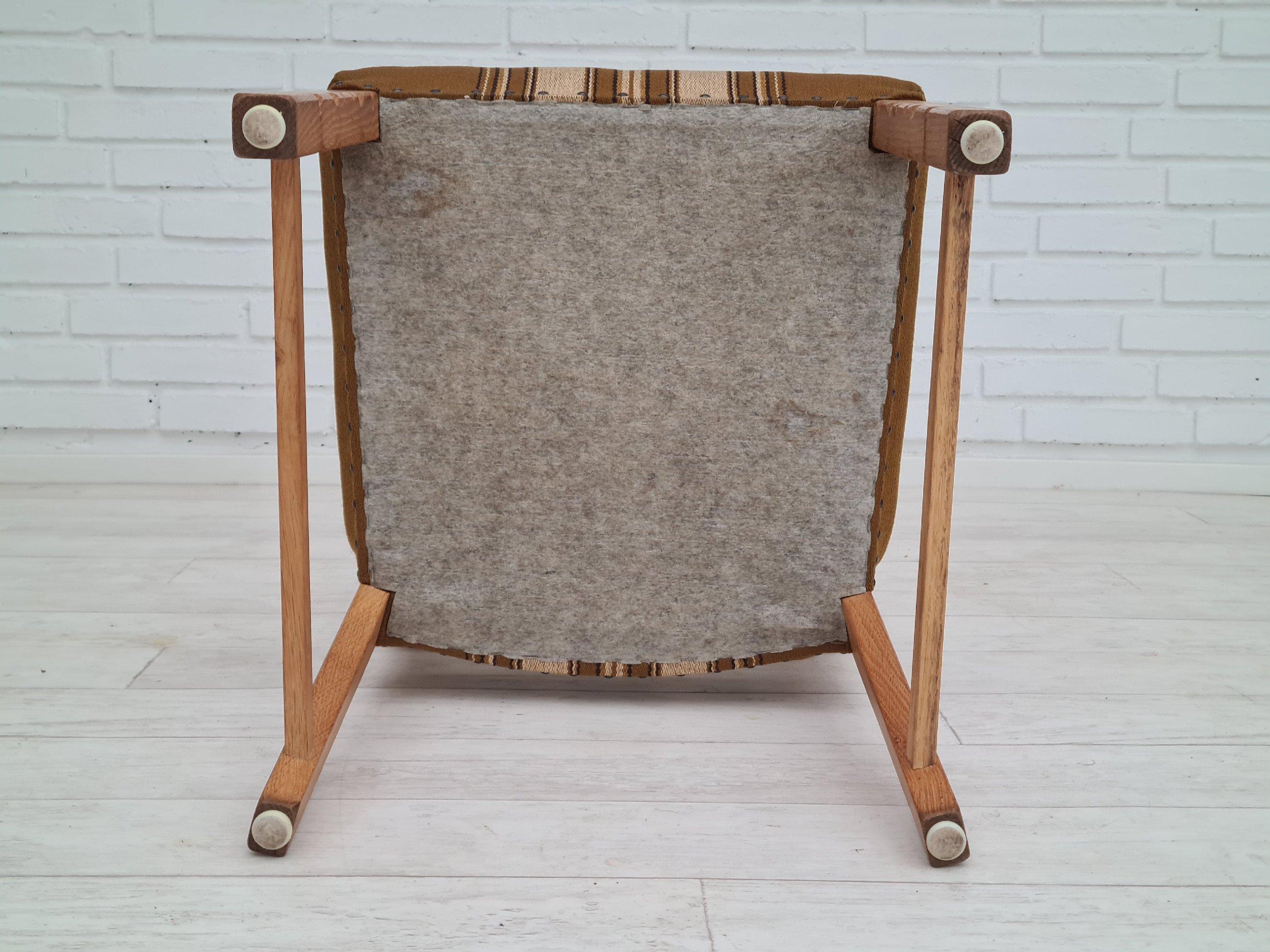 Original Danish Design, 1960s, Henning Kjærnulf Style, Set of Chairs, Oak Wood 9