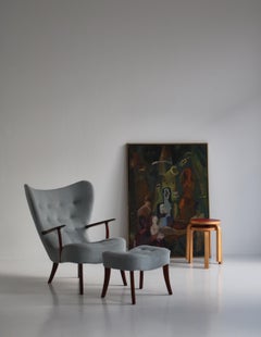 Original Danish "Prague" Lounge Chair by Arnold Madsen & Henry Schubell, 1950