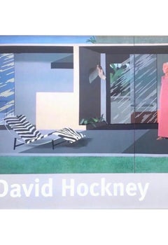 Original David Hockney Exhibition Lithograph Poster Beverly Hills Housewife 2001