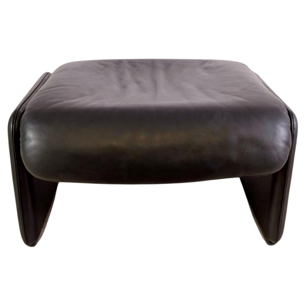 Original De Sede DS 2018 Hocker Ottoman Leder schwarz Design