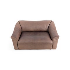 Divano Original de Sede DS 47, a due posti, in pelle, design, Braun