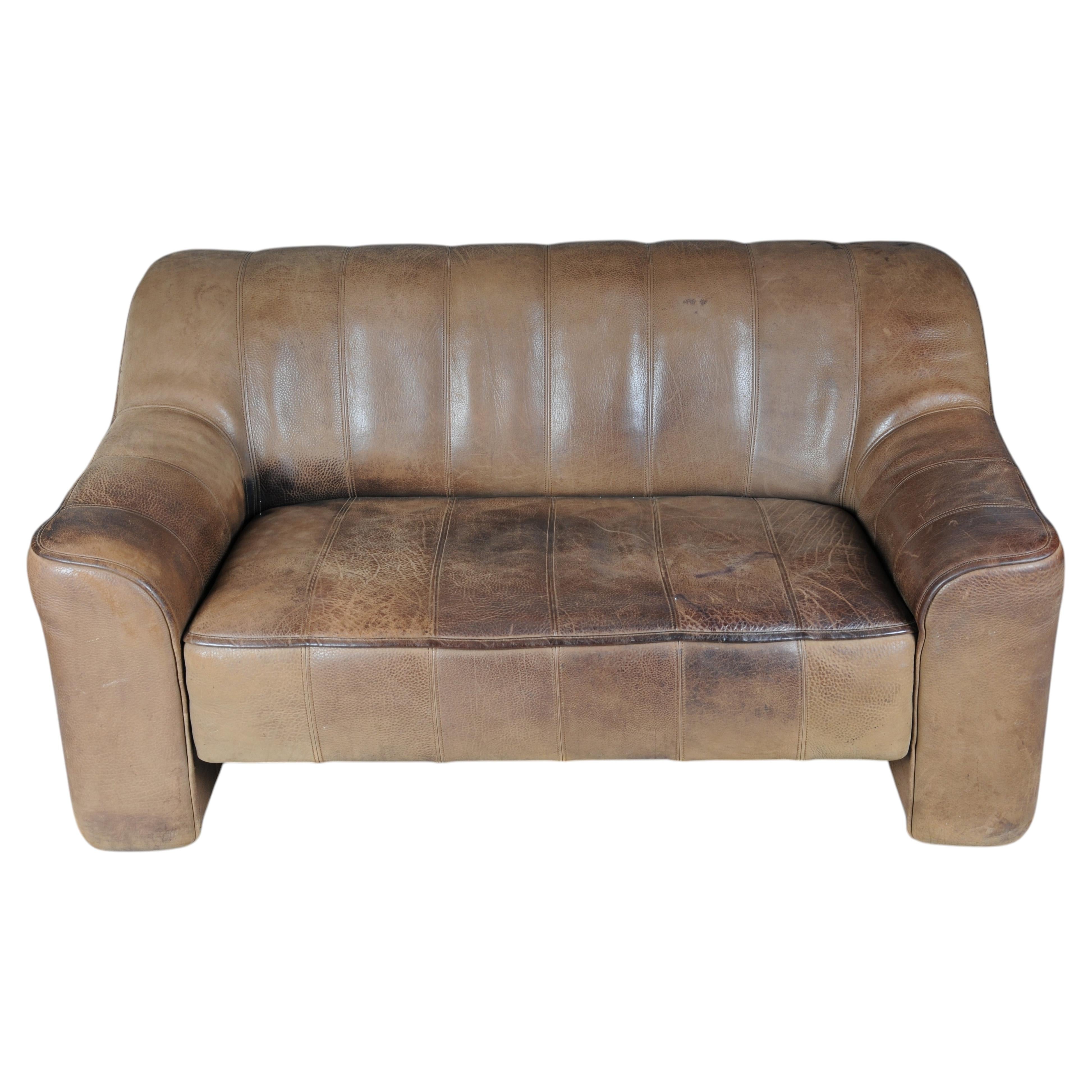 Original de Sede DS44 Two-Seater Buffalo Leather Sofa No.2