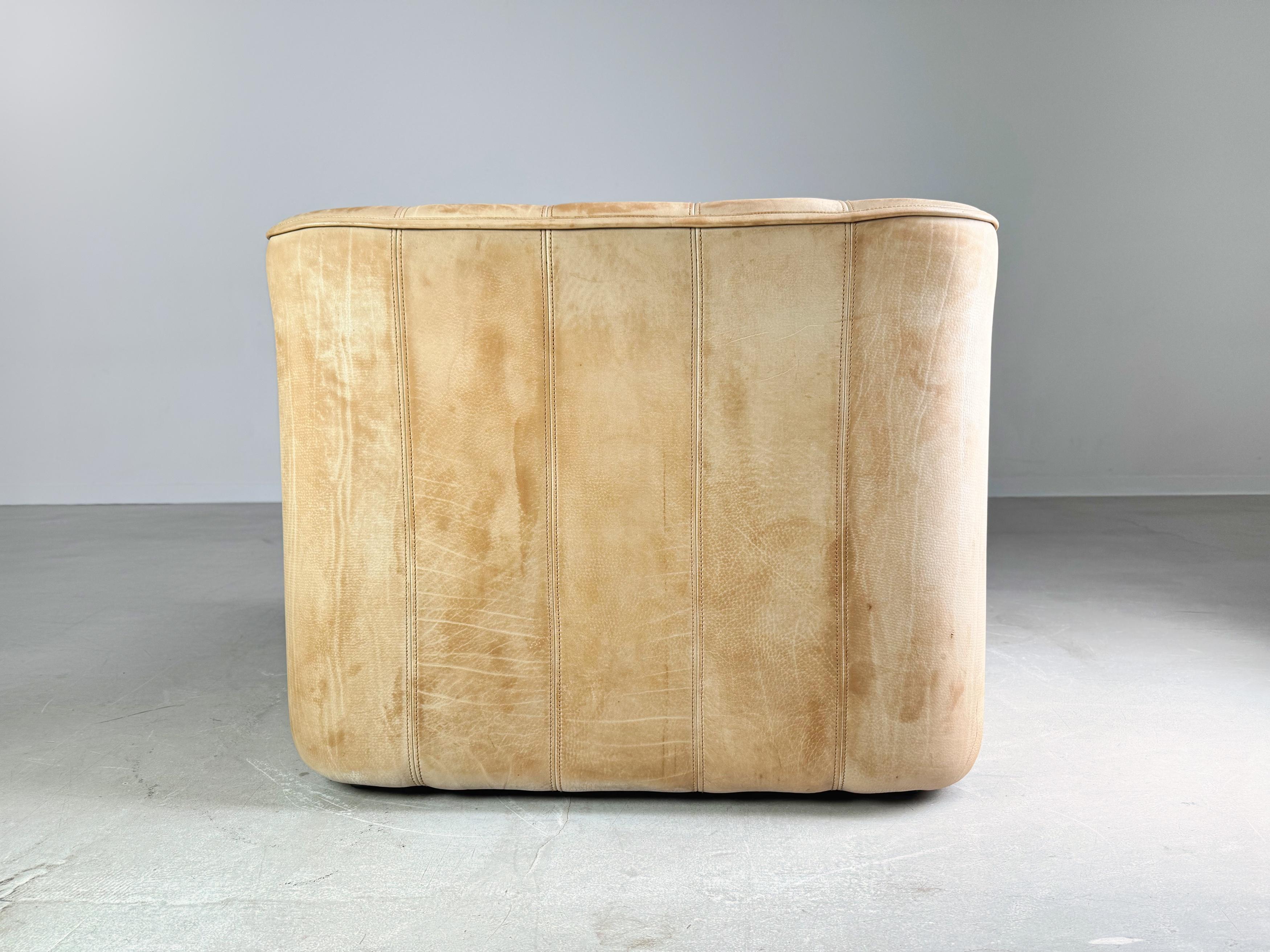 Leather Original de Sede Sessel DS44 Büffelleder Design braun
