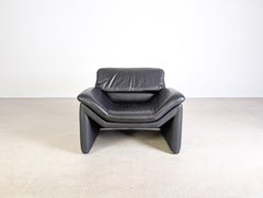 Original de Sede Sessel Hans Kaufeld Leder schwarz Design Sessel