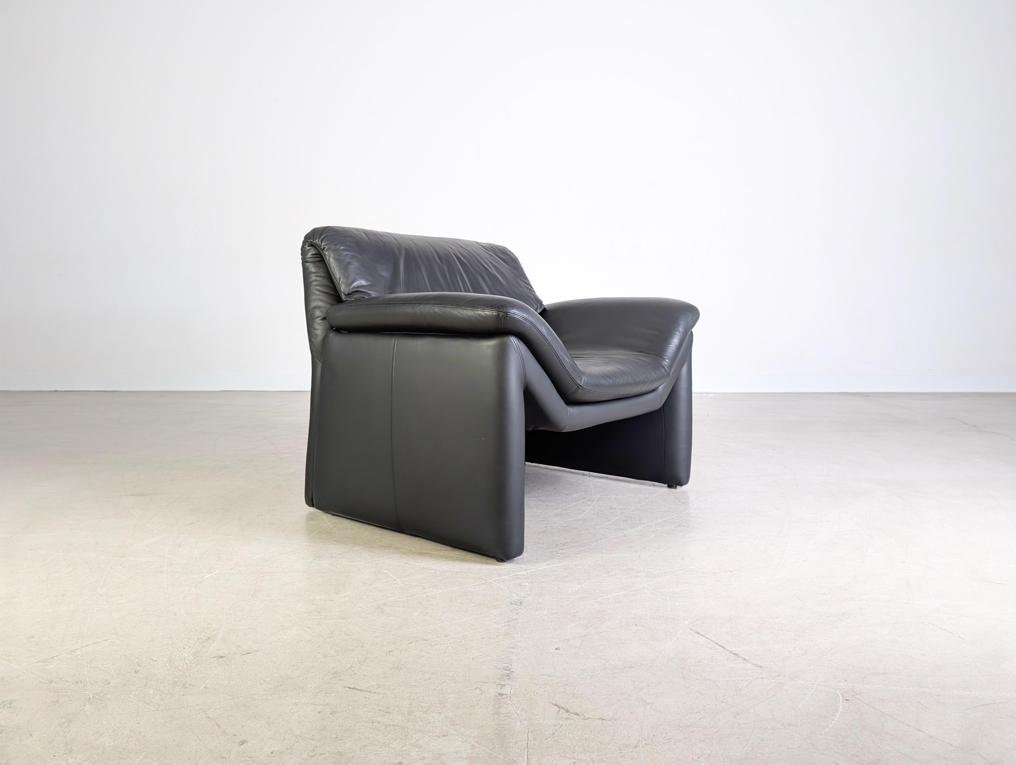 Original de Sede Sessel Hans Kaufeld Leder schwarz Design Sessel en Bueno estado para la venta en Berlin, DE