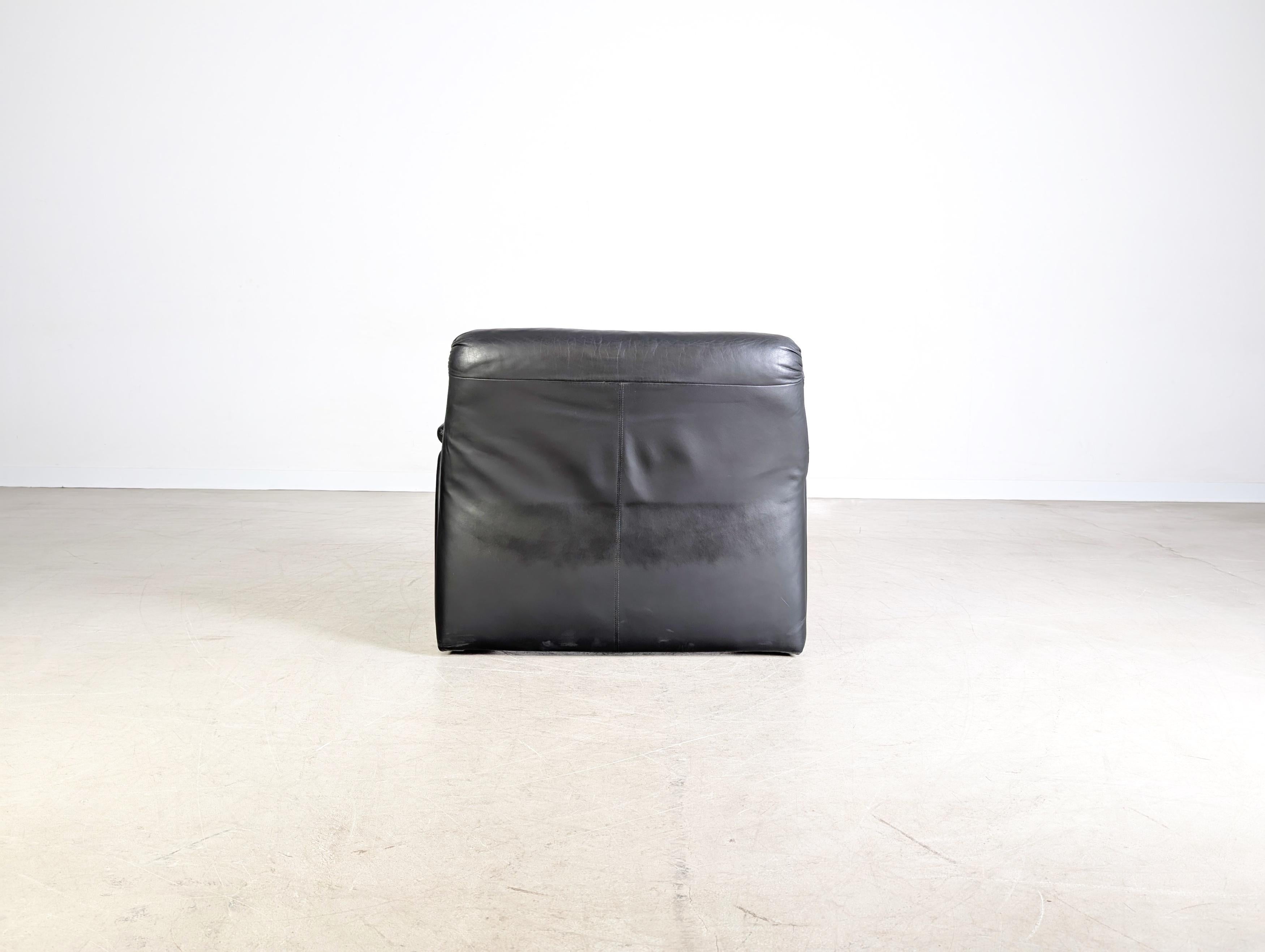 Original de Sede Sessel Hans Kaufeld Leder schwarz Design Sessel Siglo XXI y contemporáneo en venta