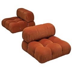 Original Deep Orange Mario Bellini Camaleonda Elements