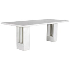Original ‘Delfi” Table by Carlo Scarpa for Simon Gavina, 1968, Cristallo Marble