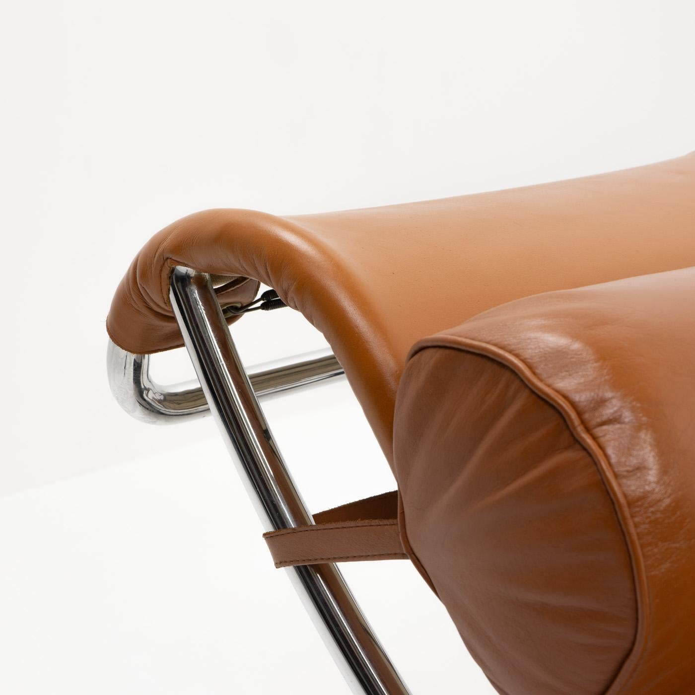 Original Design Chaise Longue 2072 / B306 (LC4) by Wohnbedarf Switzerland, 1950s Bon état - En vente à Renens, CH