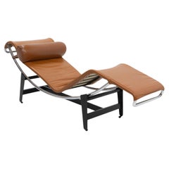 Chaise Longue di design originale 2072 / B306 (LC4) di Wohnbedarf Svizzera, anni '50