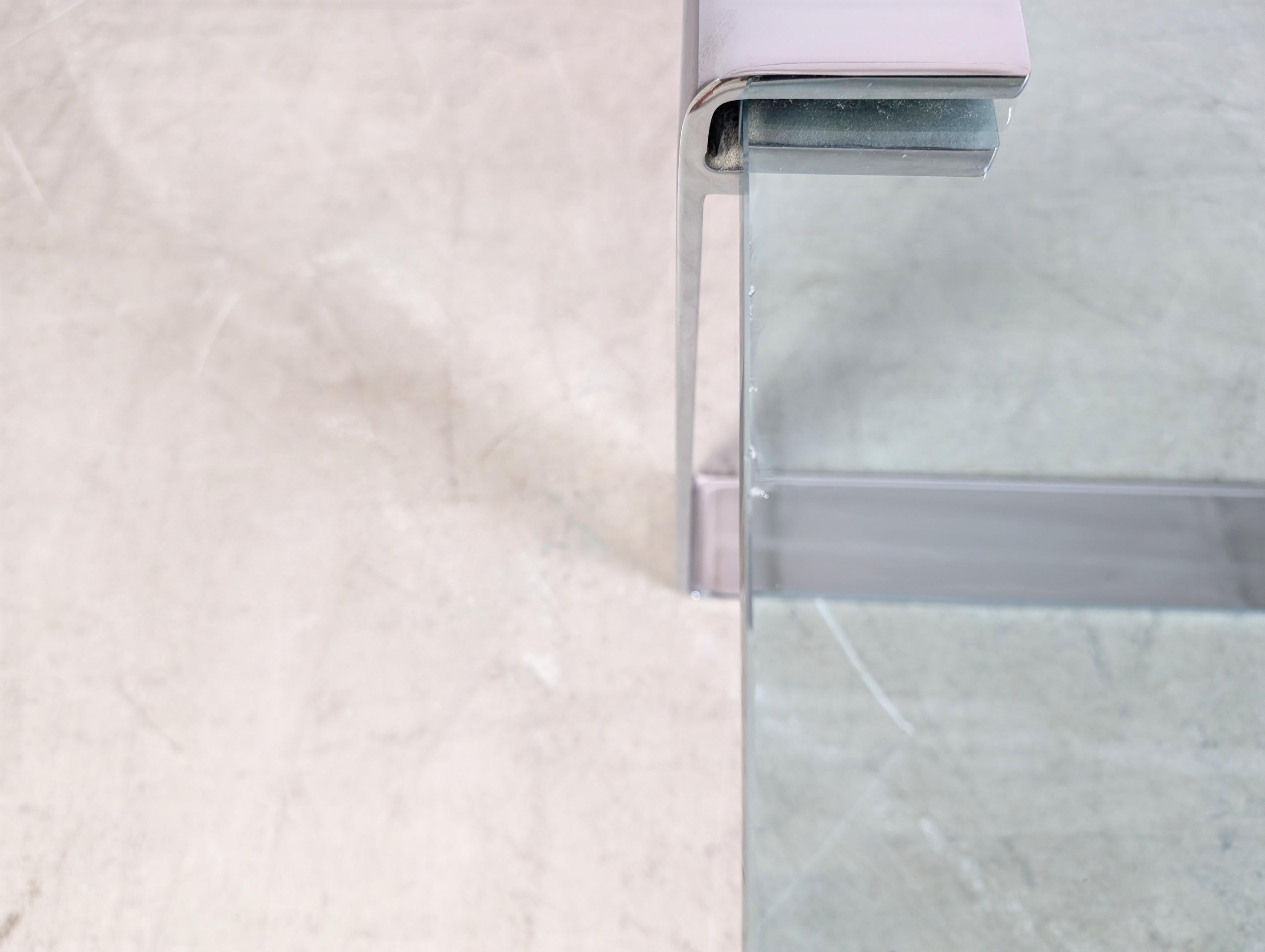 Diseño original Couchtisch Draenert klassik Glas Chrom moderno Acero en venta
