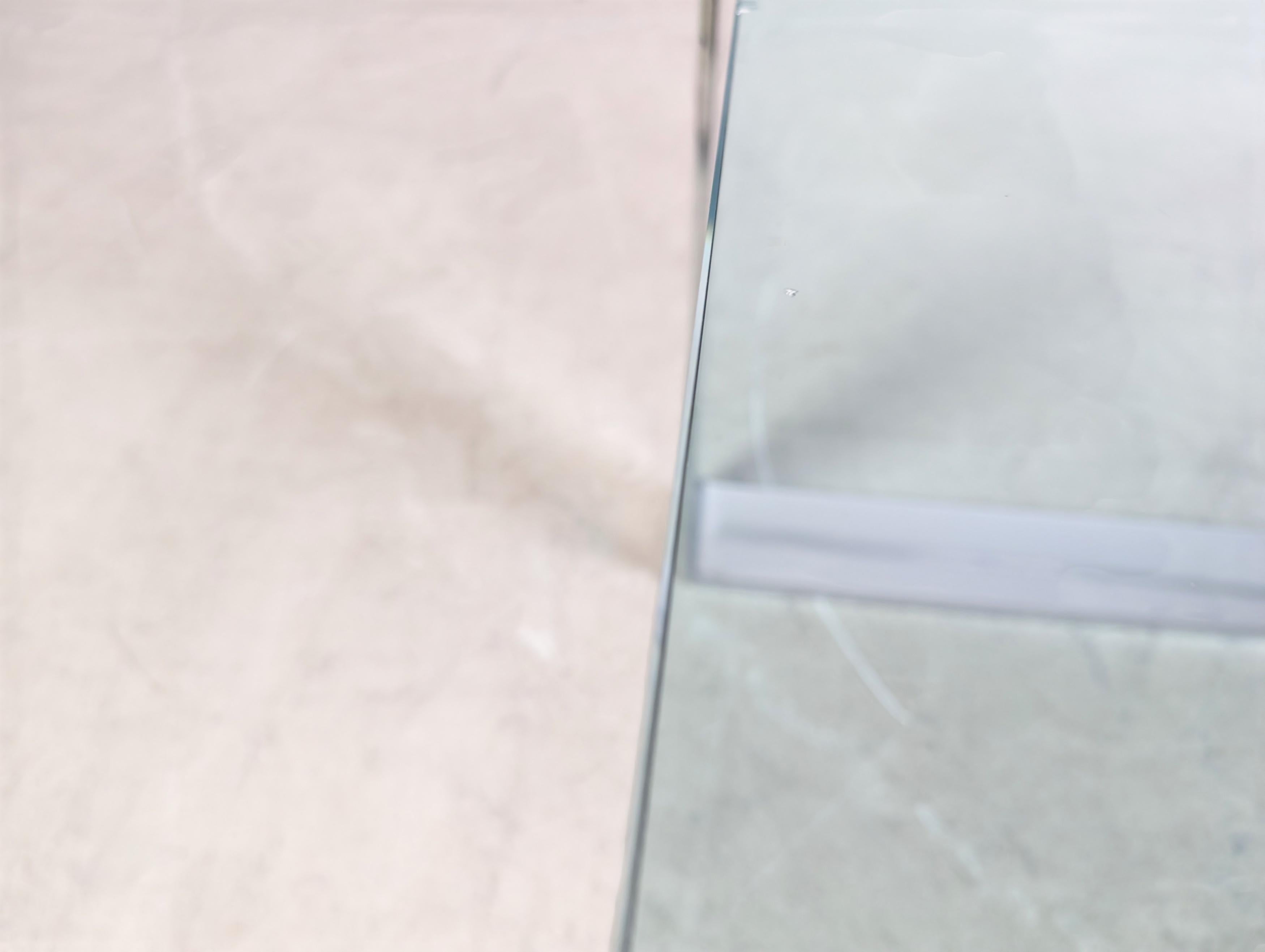 Diseño original Couchtisch Draenert klassik Glas Chrom moderno en venta 1