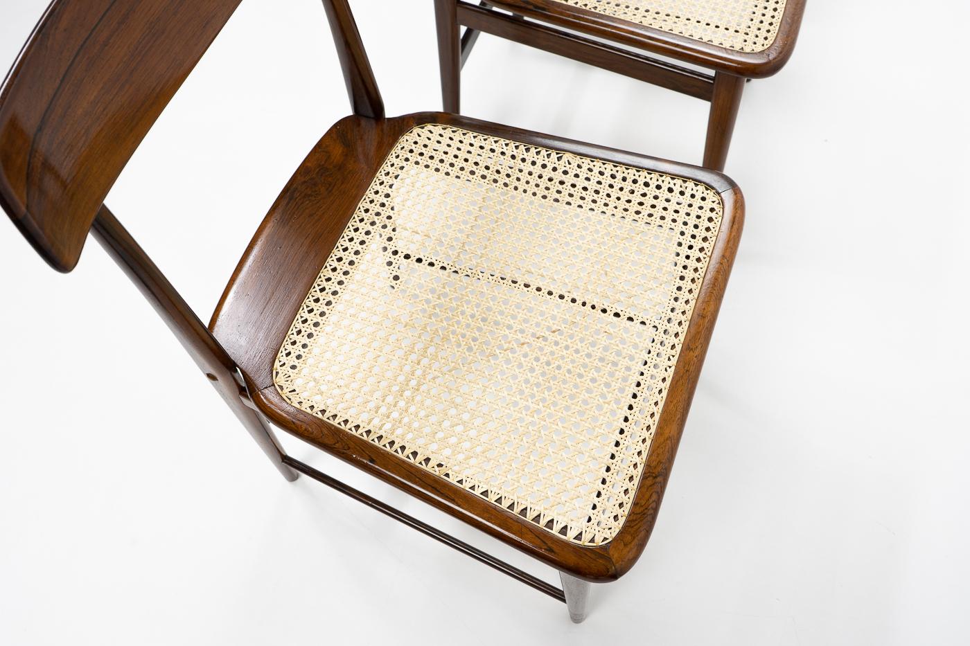 Original Design Sergio Rodrigues, Lucio Chairs for OCA Brazil, 1950s For Sale 3