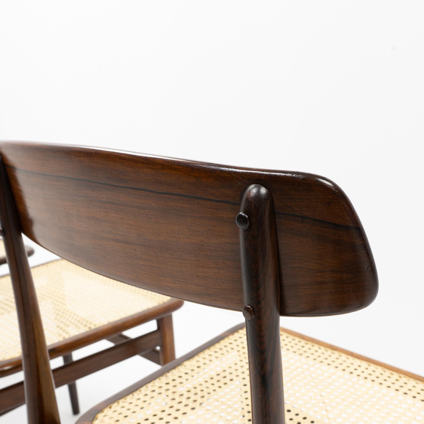 Original Design Sergio Rodrigues, Lucio Chairs for OCA Brazil, 1950s For Sale 8