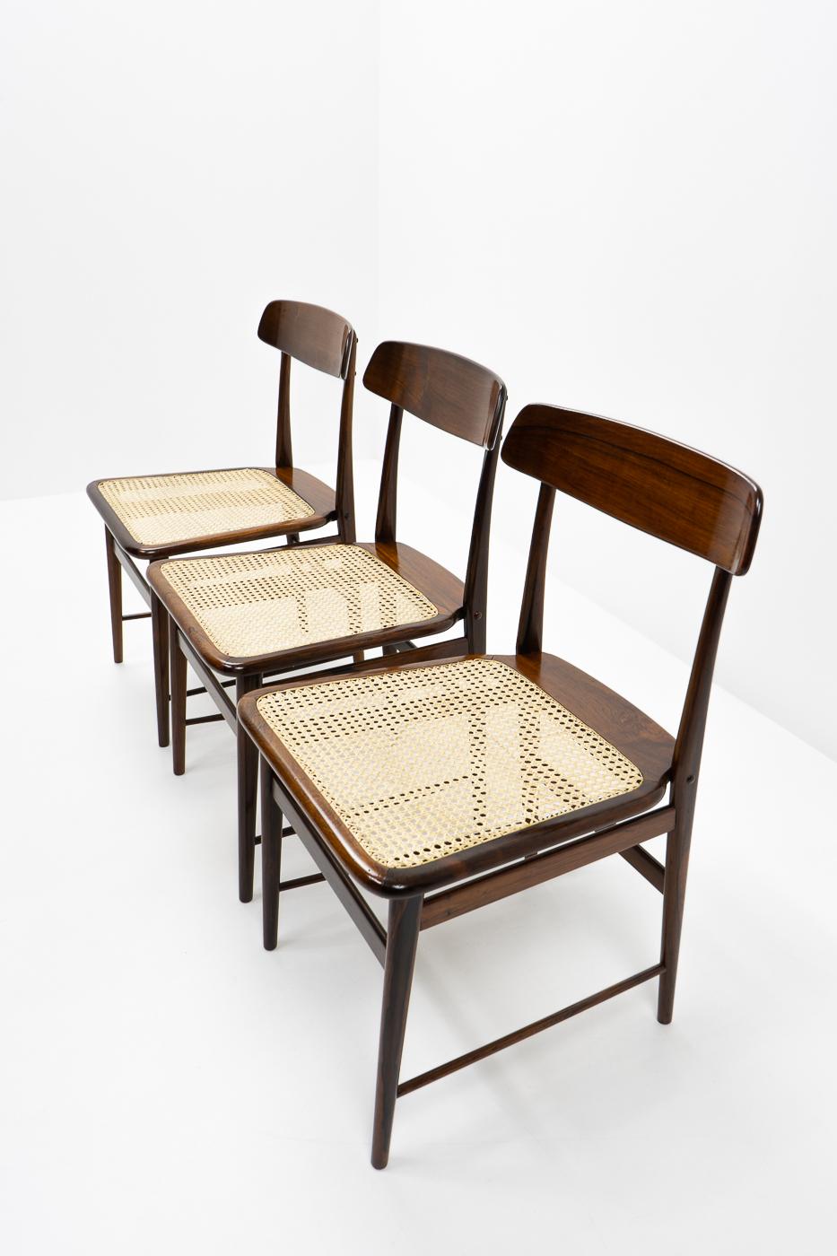 Mid-20th Century Original Design Sergio Rodrigues, Lucio Chairs for OCA Brazil, 1950s For Sale