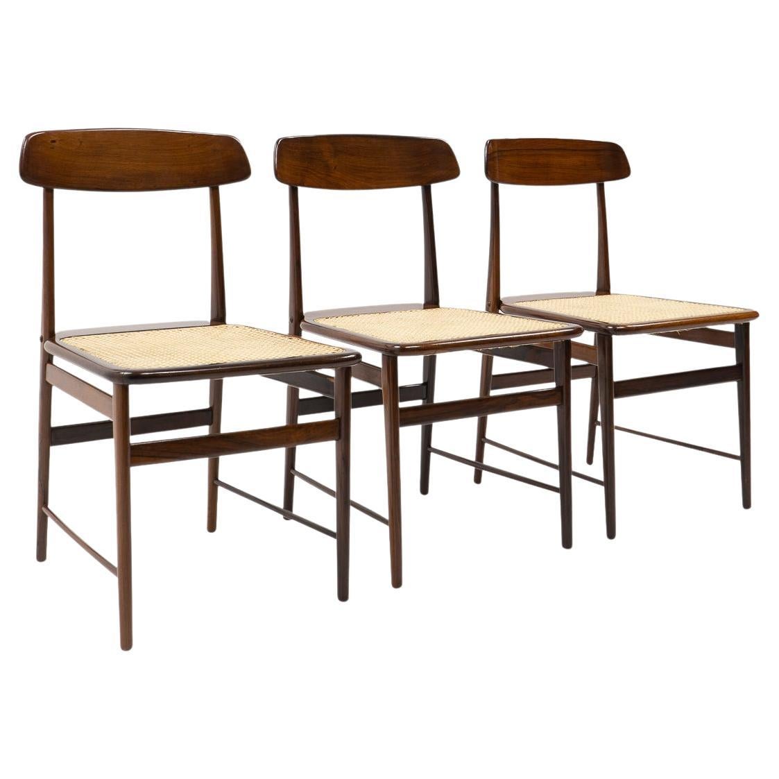 Original-Design Sergio Rodrigues, Lucio-Stühle für OCA Brasilien, 1950er Jahre