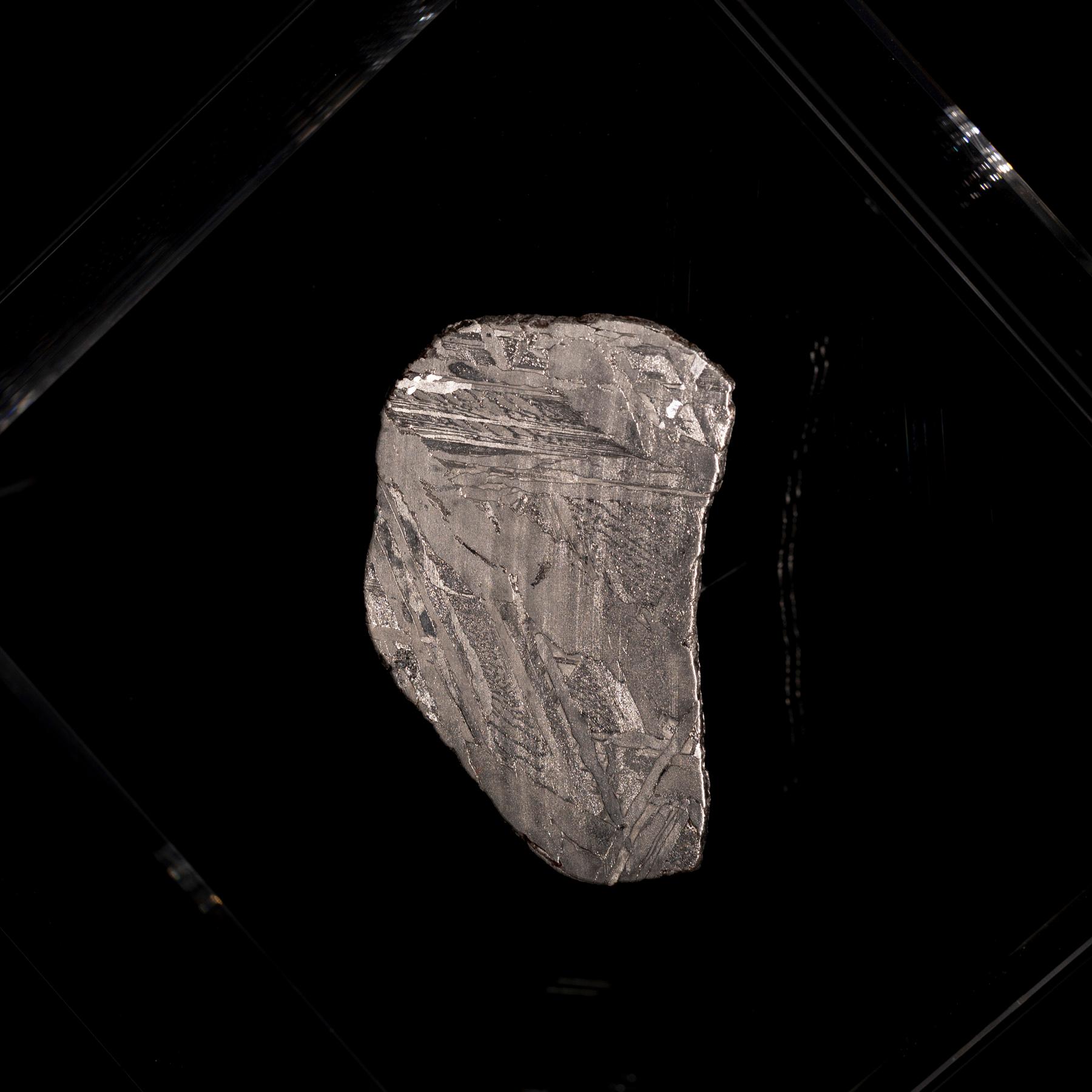 Original Design, Seymchan Meteorite in a Acrylic Display 3