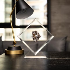 Original Design, Seymchan with Olivine Meteorite in a Acrylic Display