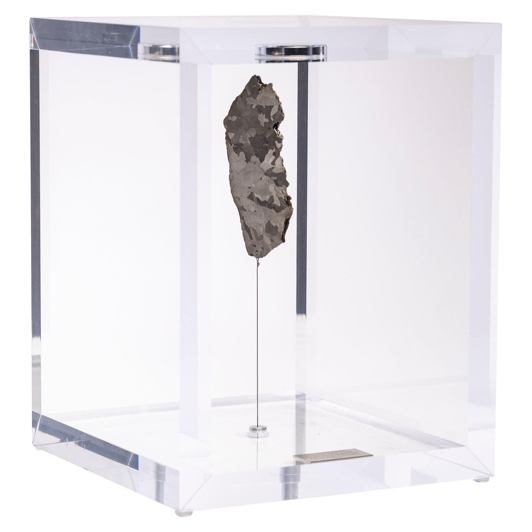 Original Design, Space Box, Campo del Cielo Meteorite in Acrylic Box