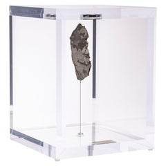 Conception originale, boîte spatiale, Campo del Cielo Meteorite dans une boîte en acrylique