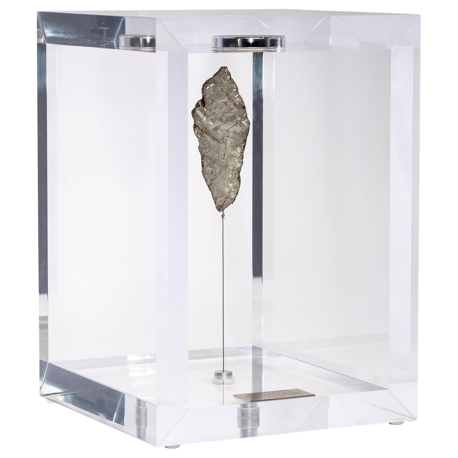 Original Design, Space Box, Gibeon Meteorite from Namibia in Acrylic Box