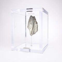 Original Design, Space Box, Russian Seymchan Meteorite in Acrylic Box