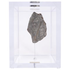 Original Design, Space Box, Russian Seymchan Meteorite in Acrylic Box