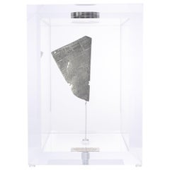 Original Design, Space Box, Russian Seymchan Meteorite in Acrylic Box