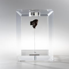 Original Design, Space Box, Russian Sikhote Alin Meteorite in Acrylic Box