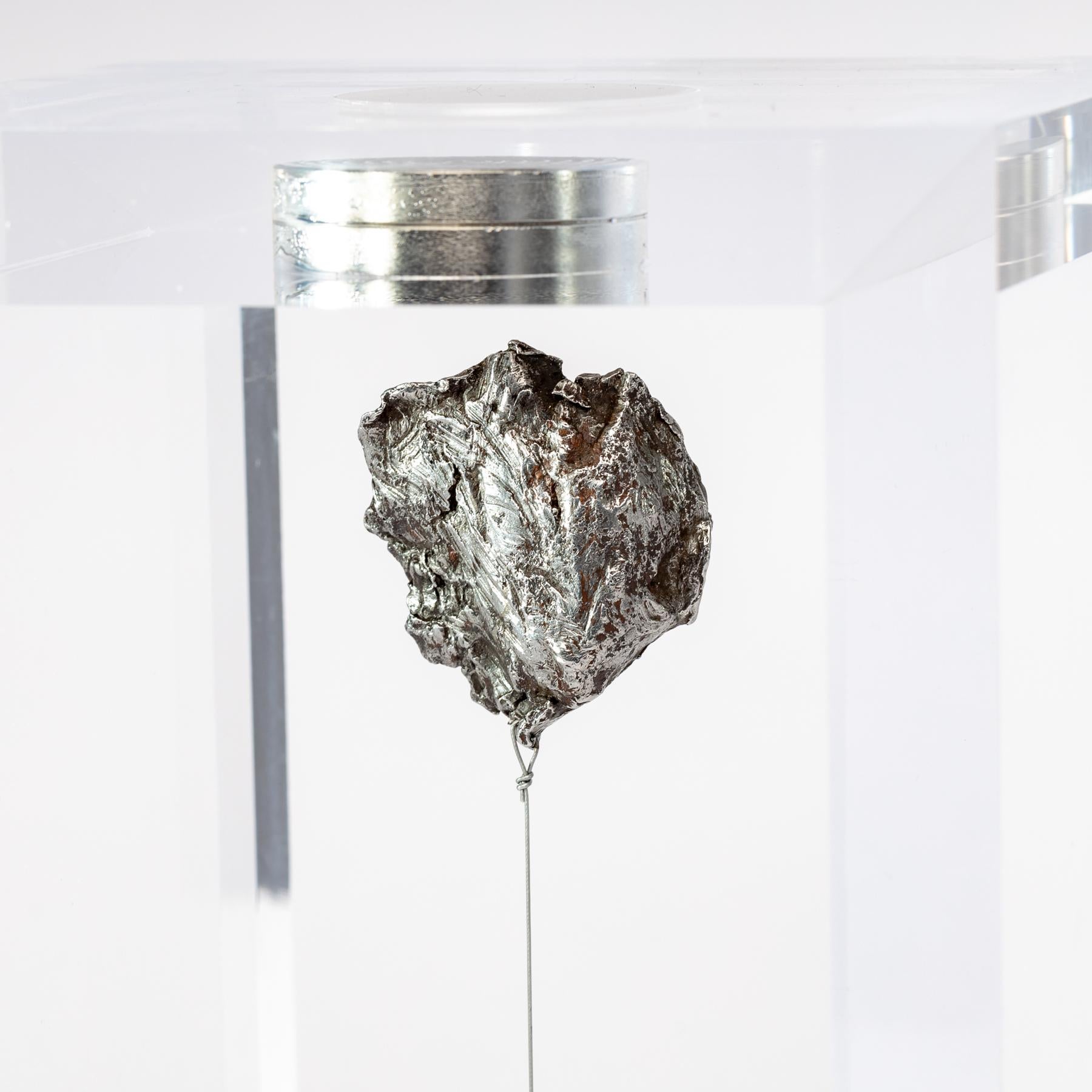 Original Design, Space Box, Russian Sikhote Alin Meteorite in Acrylic Box 2