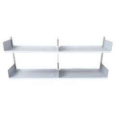 Original Dieter Rams Wandregal 606 Vitsoe Aluminium Design breit
