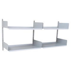 Original Dieter Rams Wandregal 606 Vitsoe Aluminium Design breit