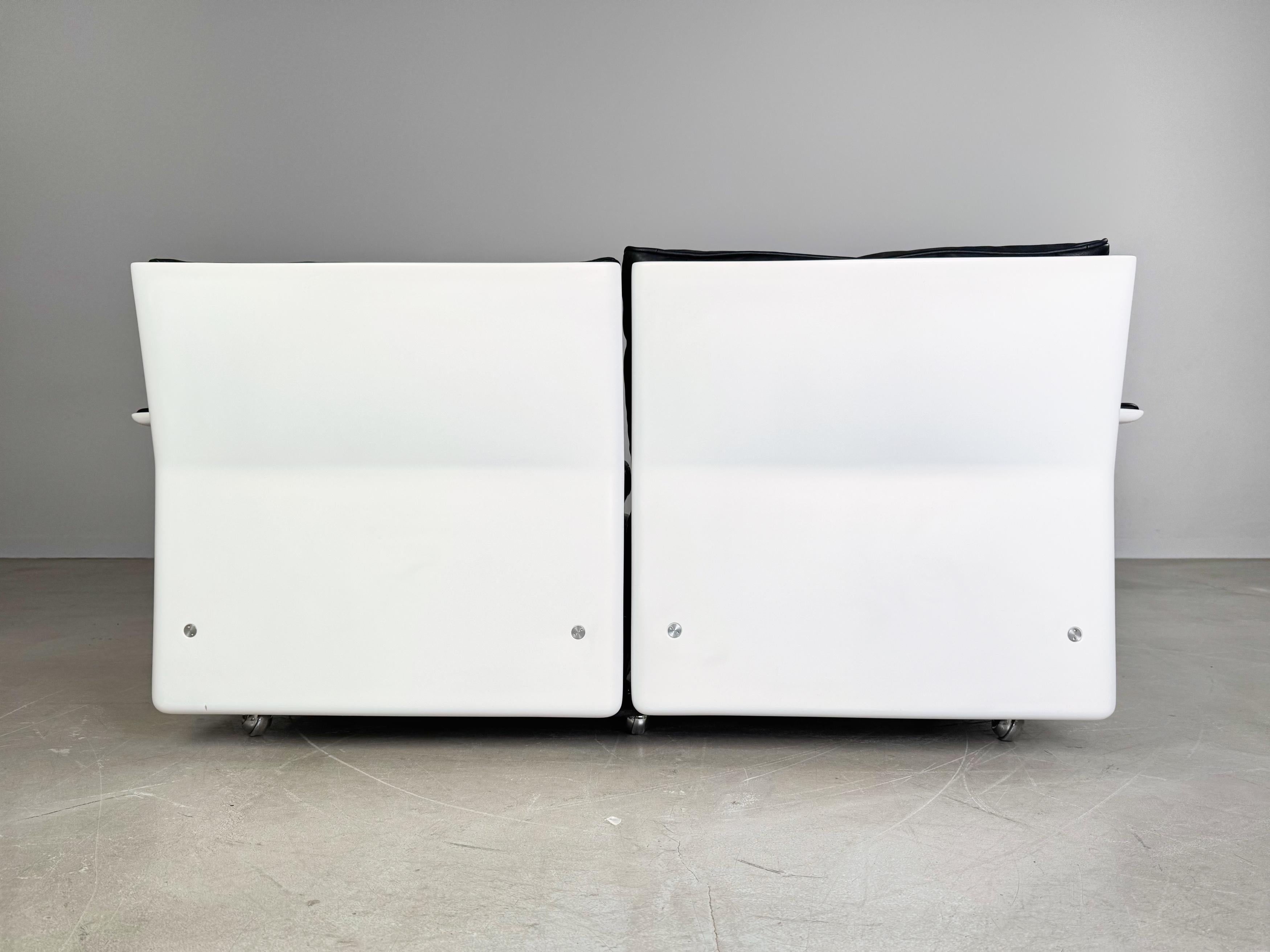 Original Dieter Rams Zweisitzer Sofa Vitsoe RZ 620 Bauhaus For Sale 1