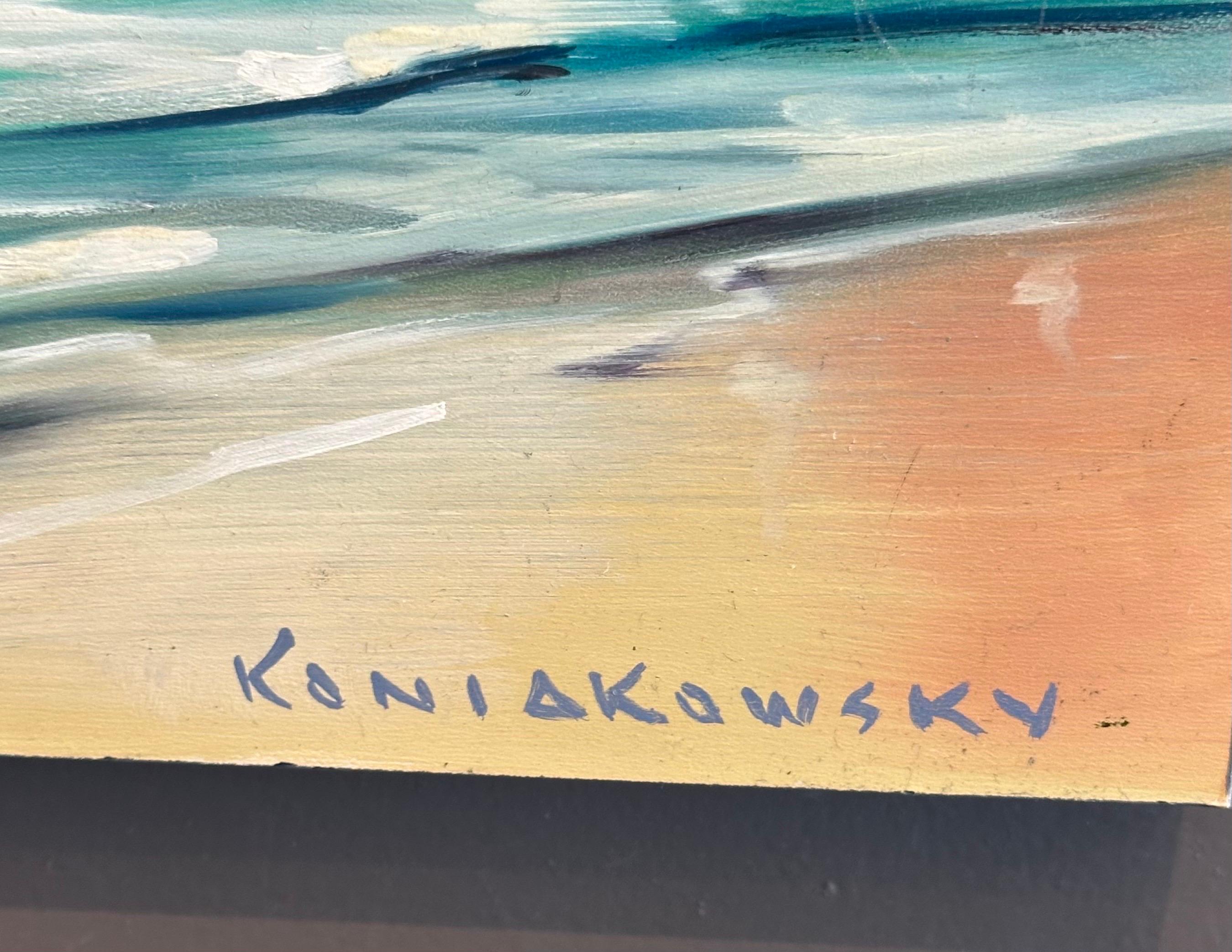 Original Diptychon Öl auf Karton „Upward Dream“ Gemälde von Wade Koniakowsky, Original im Angebot 4