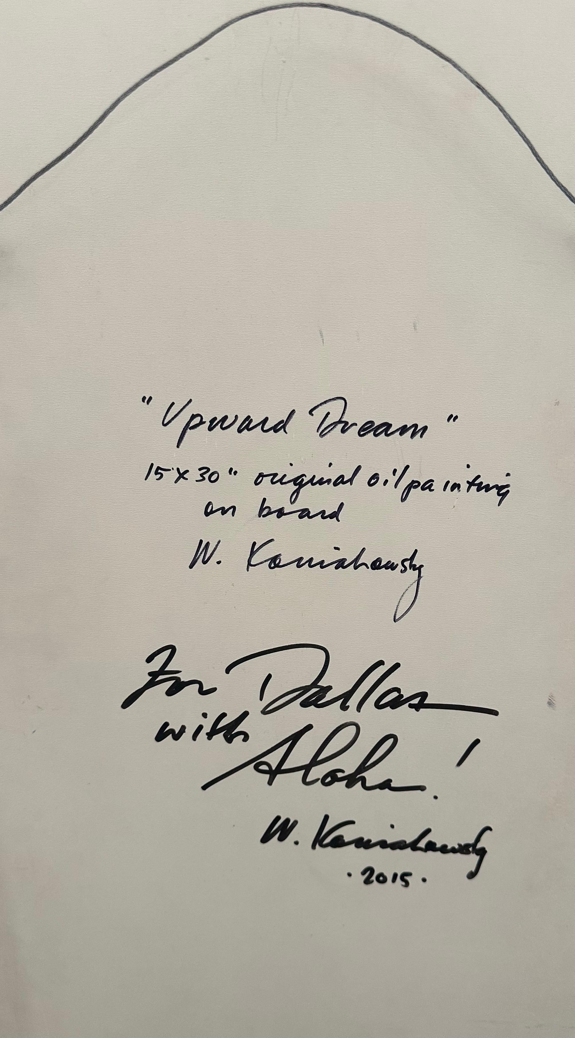 Original Diptychon Öl auf Karton „Upward Dream“ Gemälde von Wade Koniakowsky, Original im Angebot 6